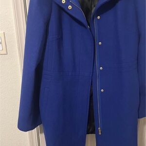 Royal Blue Coat with Gold Accents